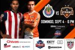 Las Chivas Rayadas del Guadalajara en encuentro amistoso contra los Houston Dynamo de la Major League Soccer