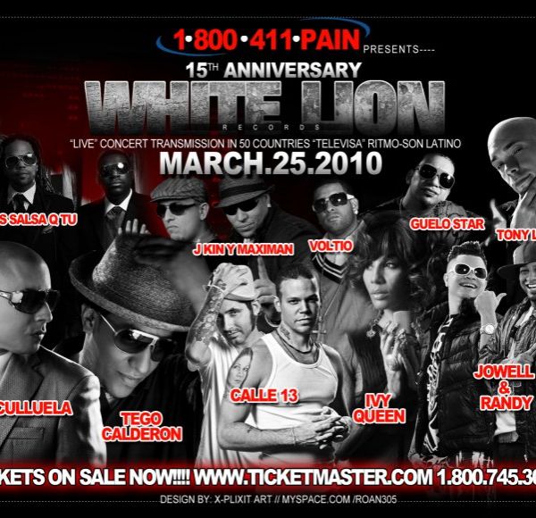 1.800.411.PAIN celebra 15 años de White Lion Records