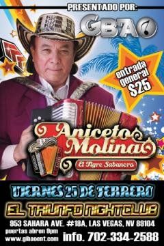 Aniceto Molina llega a Las Vegas